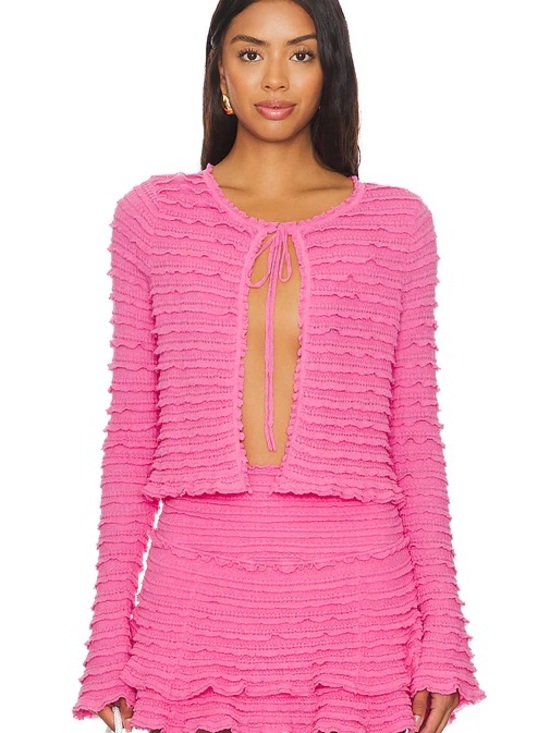 LoveShackFancy Sweaters - LOVESHACKFANCY Celosia Cardigan NWT Large $265